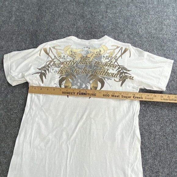 Twilight New Moon Movie Promo T Shirt Small ‘09‎ Edward Cullen Quote on back Y2K - Picture 10 of 12